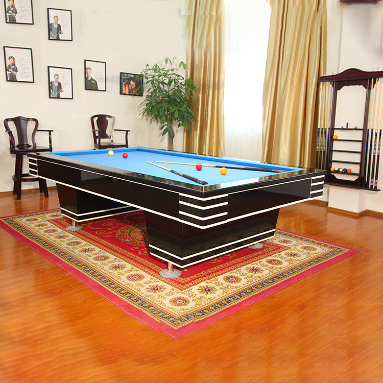 Imported high elastic rubber cushion 9ft solid wood Korean carom billiard table for sale