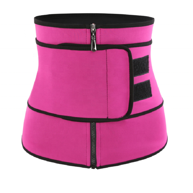 Hot sell Women's Waist Trainer With Zip Custom Tummy Slimming Belt