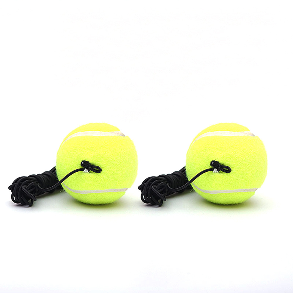 Hot Sale Tennis Balls Cricket Training Partner Rebound Practice Tennis With Elastic Rope Rubber Ball For Beginner