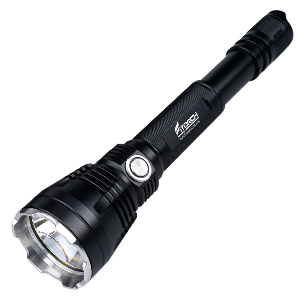 IPX8 Waterproof  Handheld LED Flashlight Torch,Hard-Anodized Finish Aluminum Alloy Powerful Flashlights For Hunting