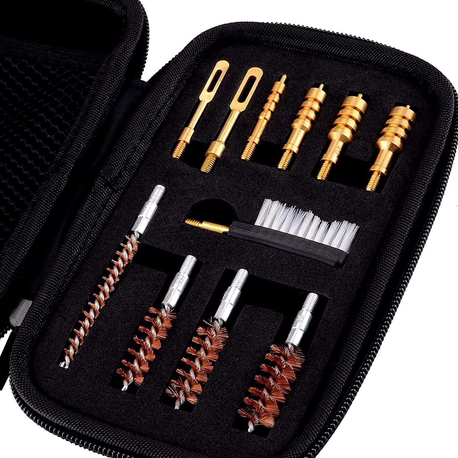 Hunting Accessories Plastic Case  Universal  Brush Gun Cleaning Kit