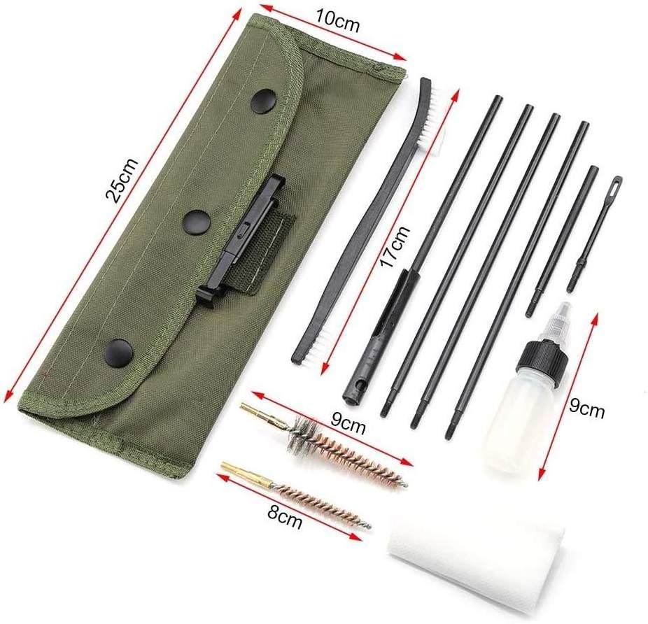 .22 Gun Cleaning Kit Rod Nylon Brush Cleaner Gun Accessories Clean Tools with Bag Patch