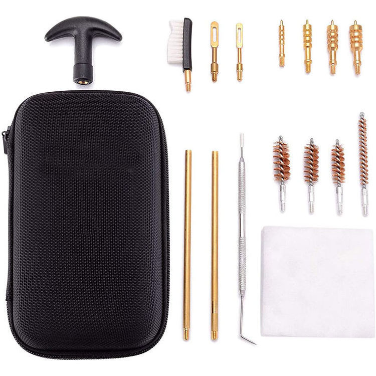 Hunting Accessories Plastic Case  Universal  Brush Gun Cleaning Kit