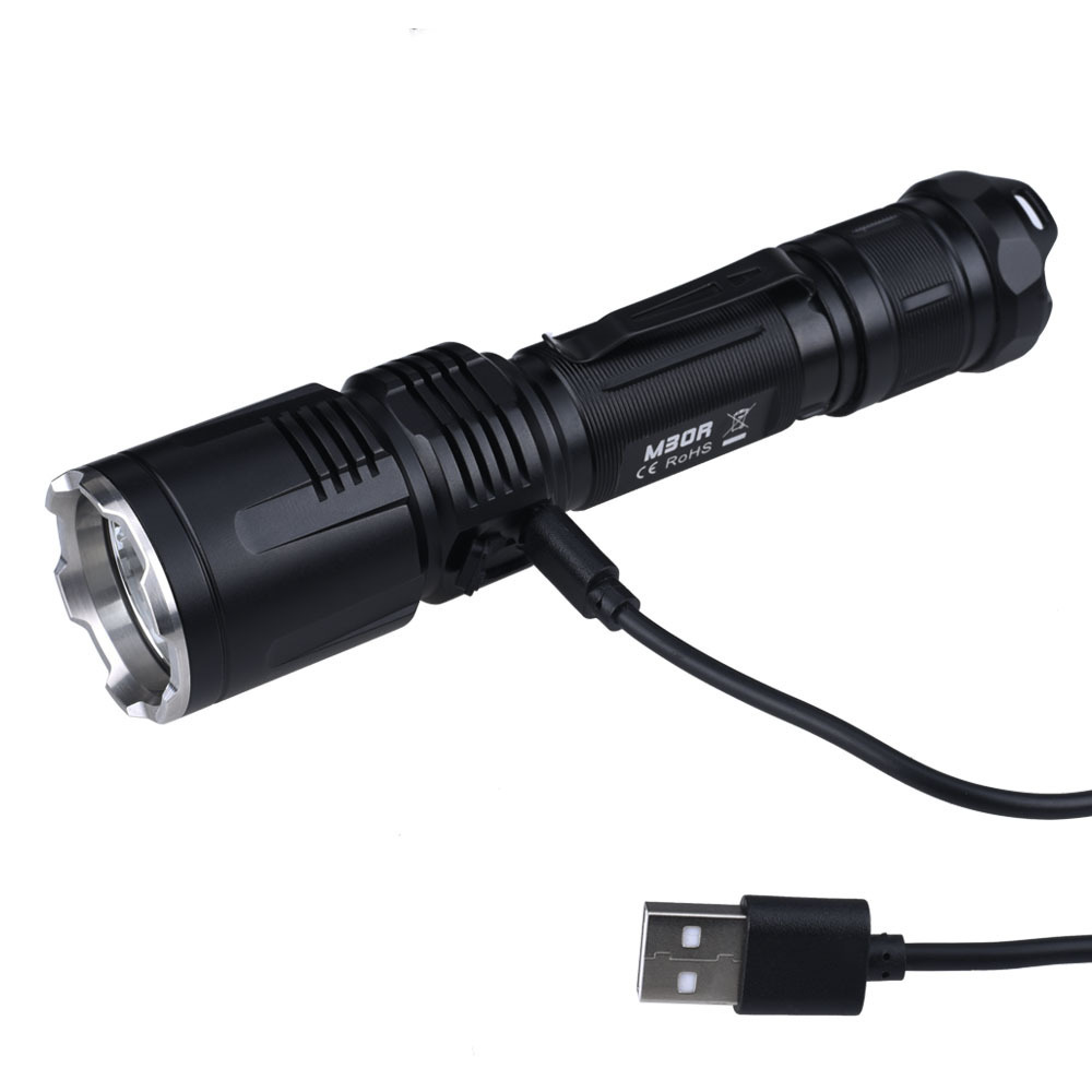 3W LED COB Led Rechargeable Mini Led Flashlight USB Torch Zoomable Led Flashlight