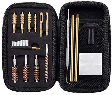 Hunting Accessories Plastic Case  Universal  Brush Gun Cleaning Kit