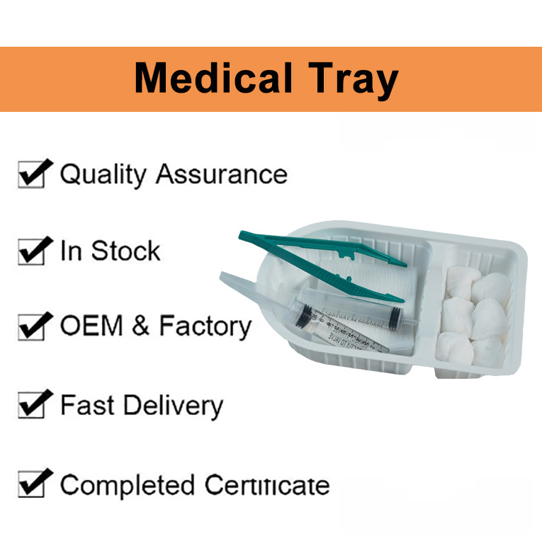 Medical Disposable Surgical Eo Sterile Dressing Change Kit Plastic Tray Pack