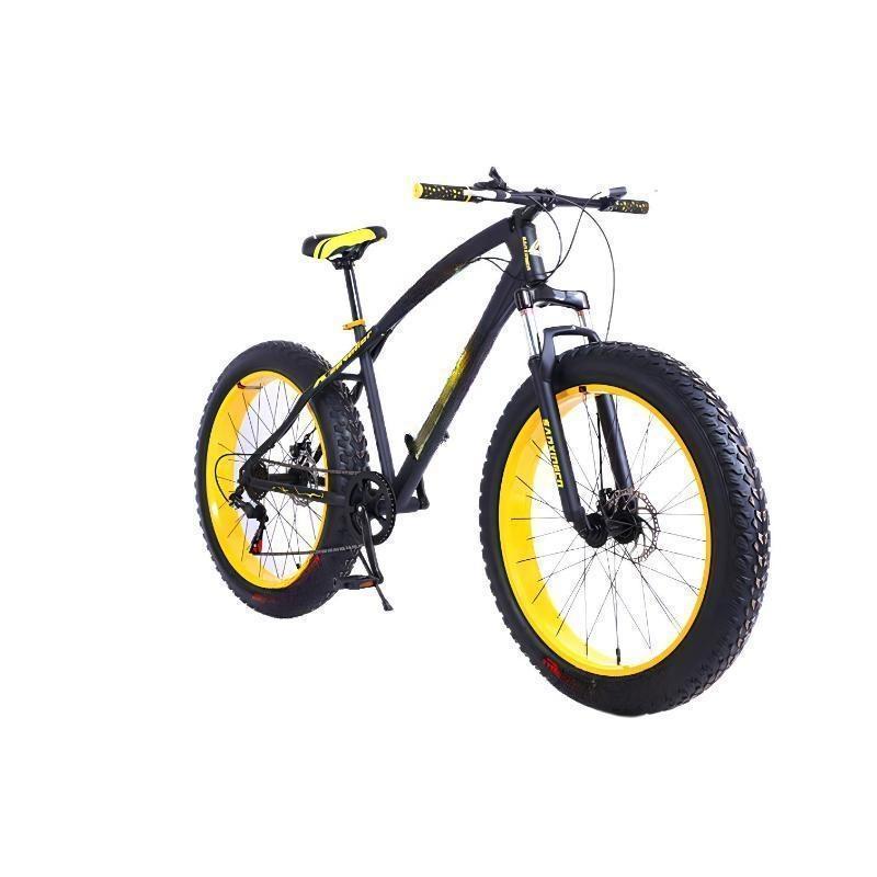 Snow 4.0 fat Tires 21Speed Fat Tire Bike Shock Absorbing Beach Bike 26 Inch Mountain Bike