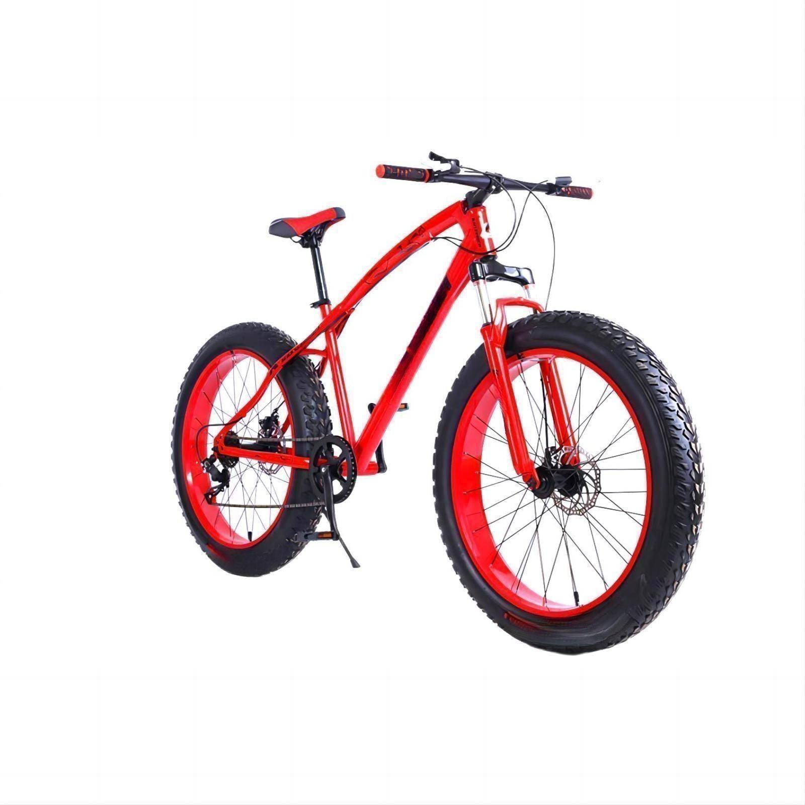 Snow 4.0 fat Tires 21Speed Fat Tire Bike Shock Absorbing Beach Bike 26 Inch Mountain Bike