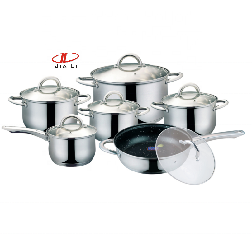 STAINLESS STEEL COOKWARE 2021 18 PCS STAINLESS STEEL CASSEROLE