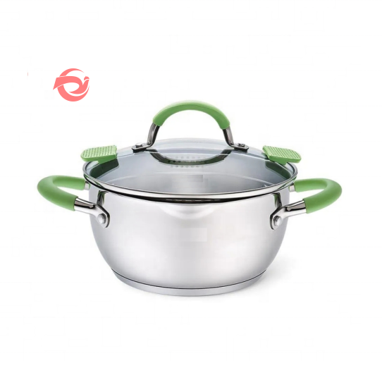 Wholesale Cone Shape Cooking Pots And Pans 201Stainless Steel Casserole Saucepan Cookware Set