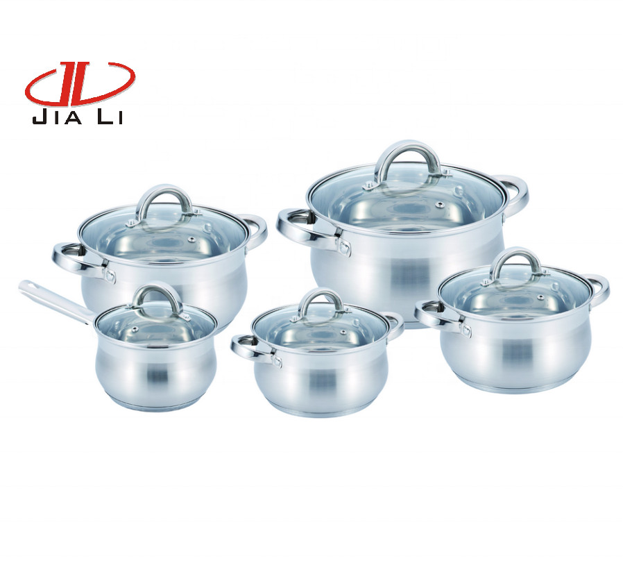 12PCS normal item cast iron pots  cooking pot set kitchenwares