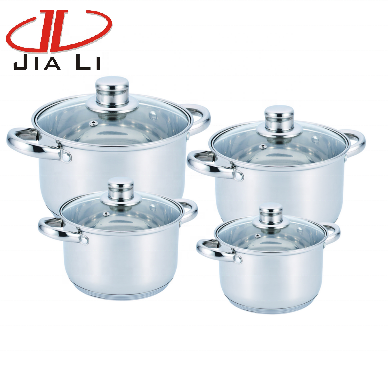 6 pcs Kitchenware High Quality Cookware Set Stainless Steel 16/18/20 Coking Pot Sets