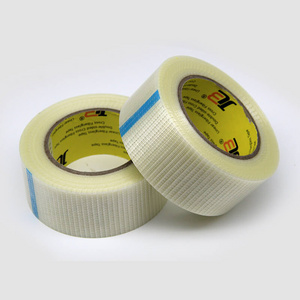 Custom Logo High Strength Cross Adhesive Bi-Directional Filament Tape from tape factory in China