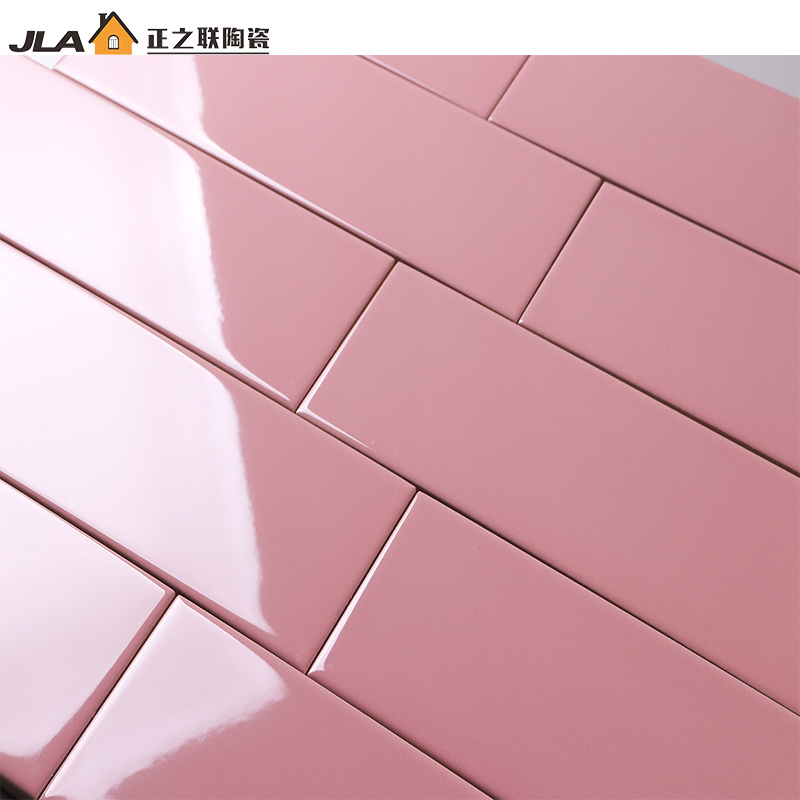 4x12 Pink bathroom design decorative ceramic tile wall tile