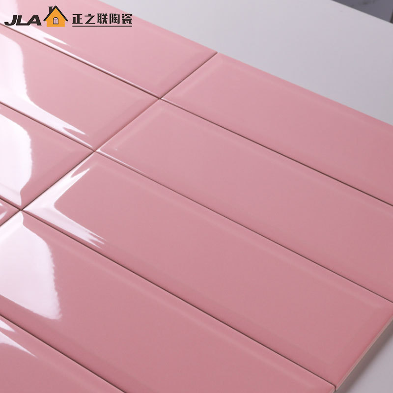 4x12 Pink bathroom design decorative ceramic tile wall tile