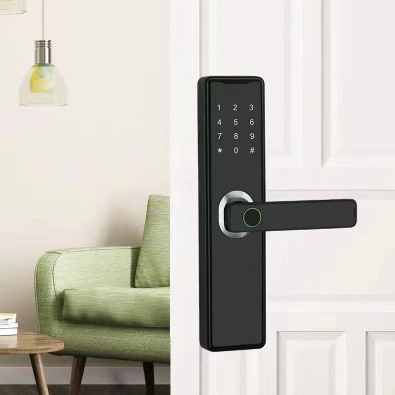 Hot Smart Digital Fingerprint Lock Automatic Biometric Lock Rfid Ic Card Wifi App Combination Remote Hotel Door Lock