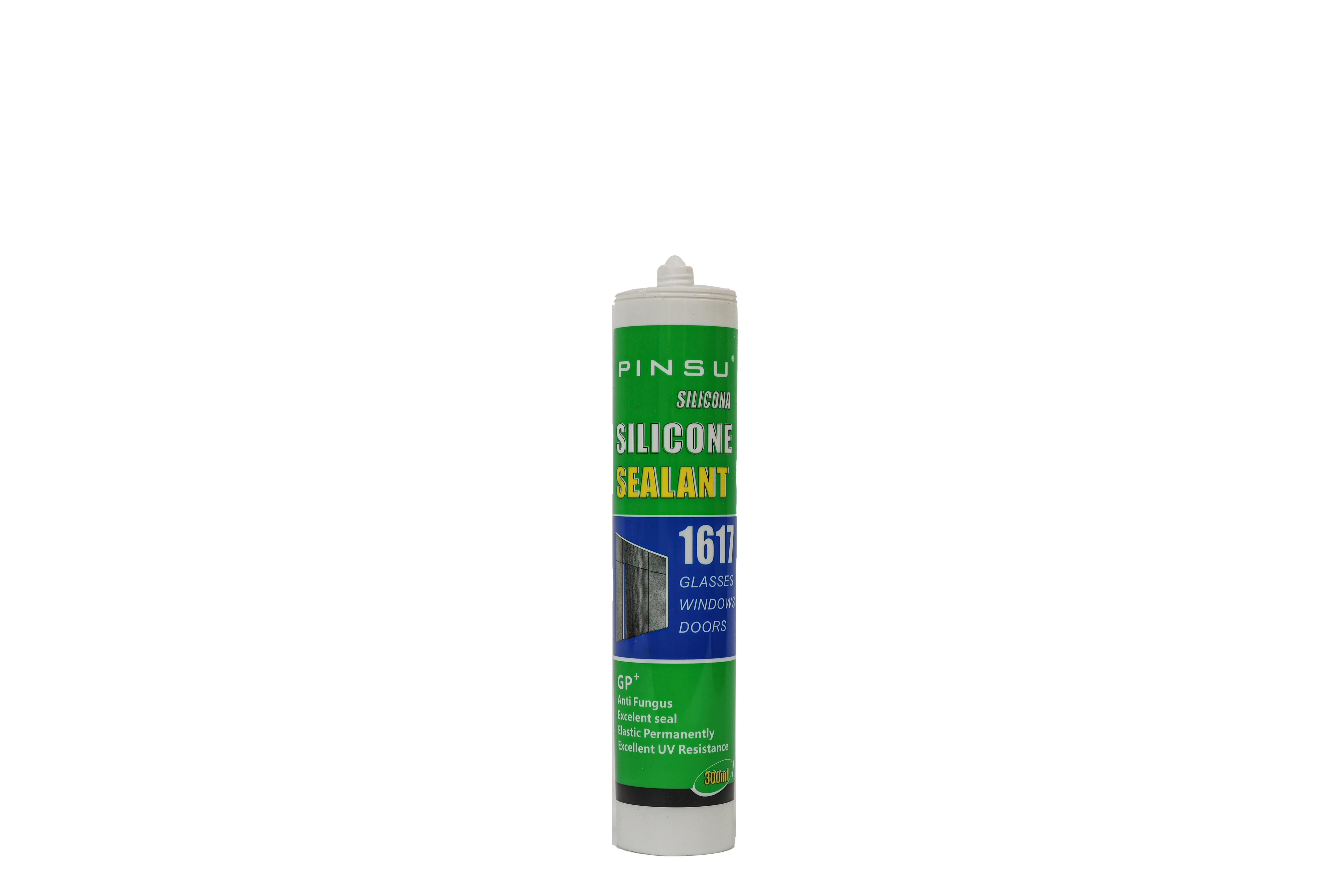 PINSU 1617 Durable Silicone Sealant  Acetoxy Cure Glass Fiber Glue One Part Aquarium