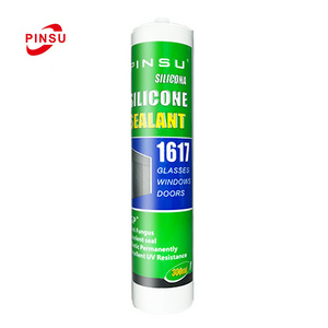 PINSU 1617 Durable Silicone Sealant  Acetoxy Cure Glass Fiber Glue One Part Aquarium