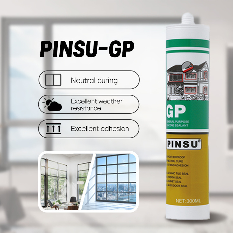 PINSU-GP Glass glue waterproof  mildew resistant edge beauty glue