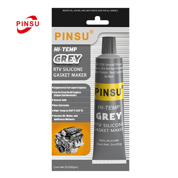 PINSU RTV silicone Gasket Maker For Car,  neutral High Temperature Gasket Maker & RTV Silicone Sealant