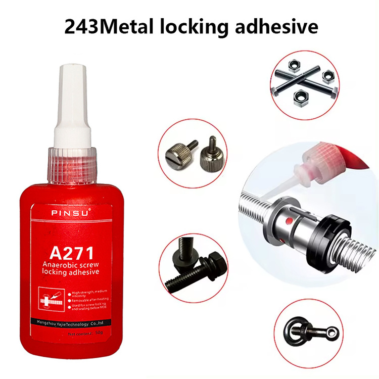 PINSU-A271 high strength Universal thread glue thread locking Anaerobic adhesive