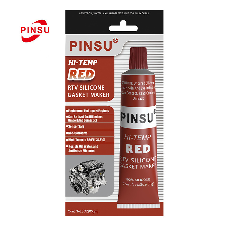 PINSU RTV silicone Gasket Maker For Car,  neutral High Temperature Gasket Maker & RTV Silicone Sealant