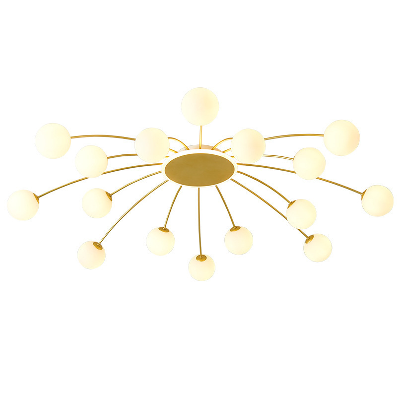 Contemporary Glass Ceiling Lights Home Decorative Hanging Lights Living room Modern G9 LED Ceiling Lamp Hall Lighting