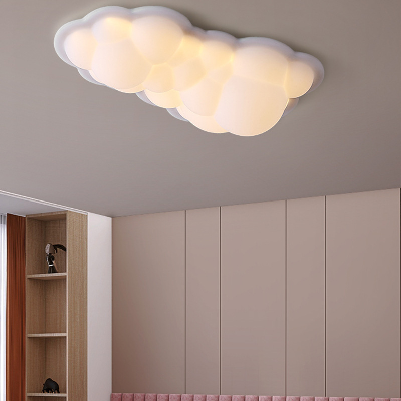 Simple Modern Big Cloud Kids Bedroom Ceiling Lamps Home Deco Living room Store Minimalist Ceiling Light