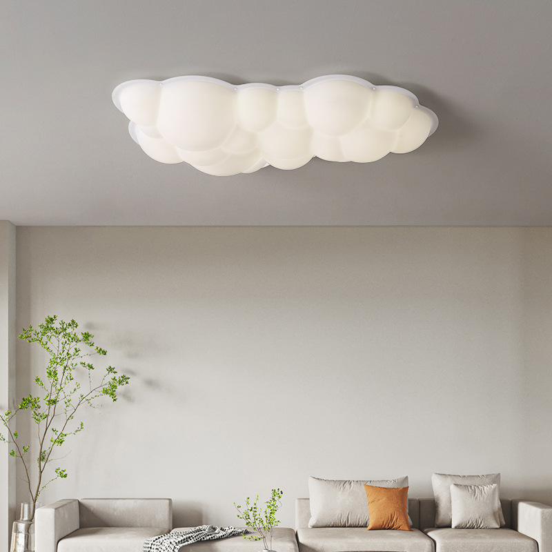 Simple Modern Big Cloud Kids Bedroom Ceiling Lamps Home Deco Living room Store Minimalist Ceiling Light