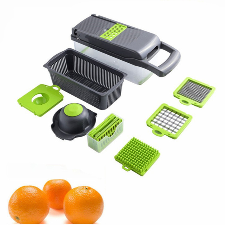 Multi functional Kitchen Accessories Mandoline Slicer Dicer Onion Veggie all-in-1 fast manual 12 in 1 vegetable chopper