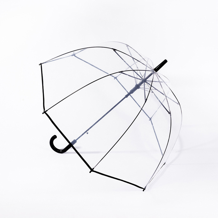 Clear Dome Transparent Umbrella Promotional Women Kid Umbrella