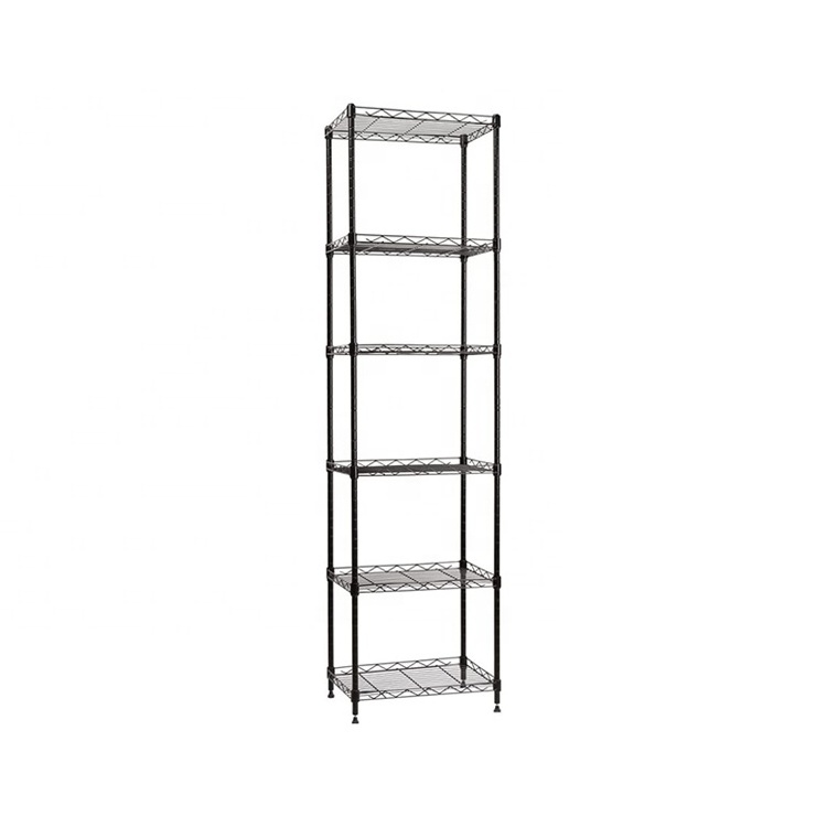 Wire Shelving Steel Rack Adjustable Unit Shelf Storage Shelves Holders & Racks for Laundry Bathroom Kitchen Pantry Closet