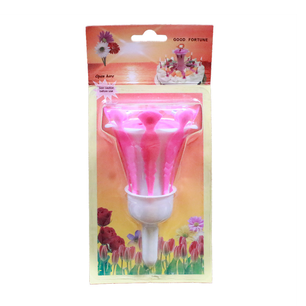 Manufacturers Wholesale Lotus, rotating flowering music birthday candles