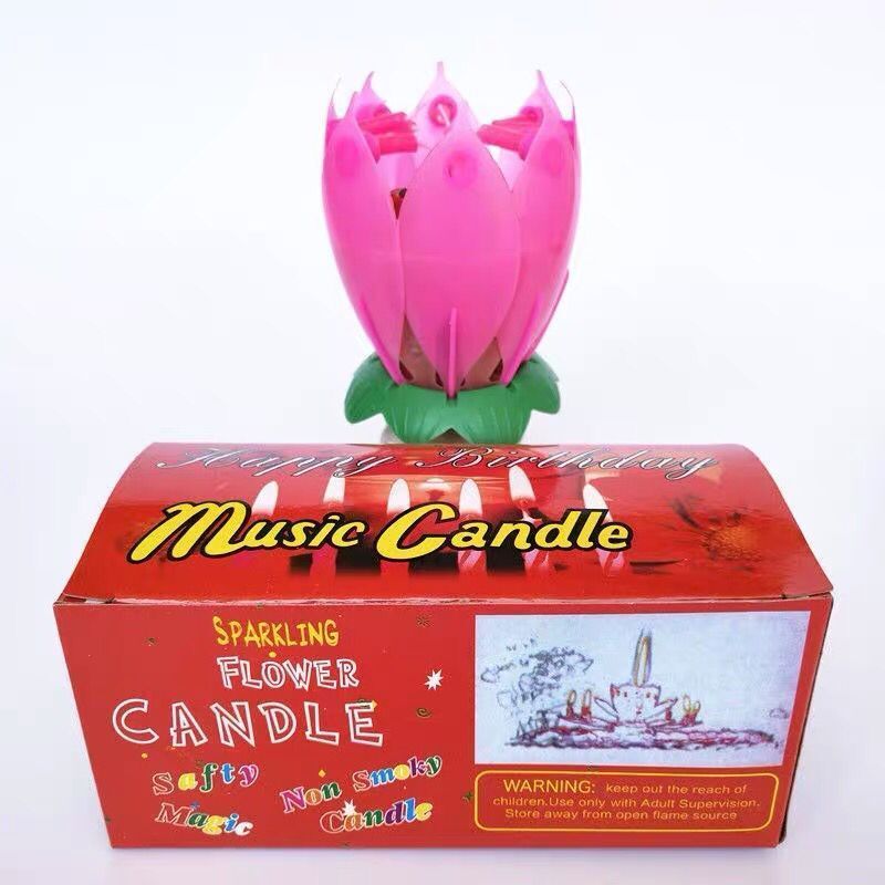 Manufacturers Wholesale India hot product single-layer Lotus music singing lotus candles