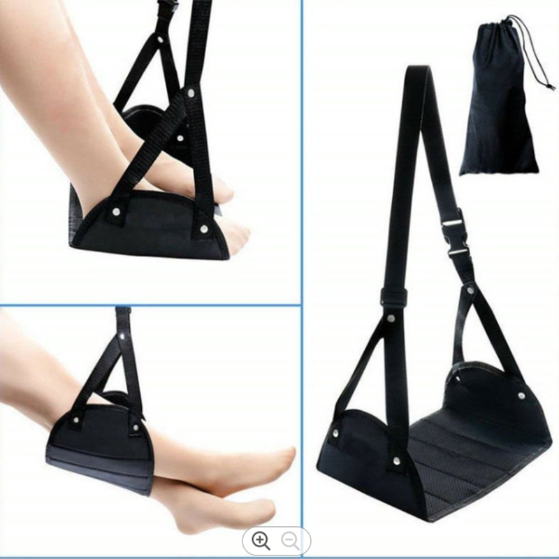 travel essentials 2024 Kit Airplane footrest hammock new travel gadget for Airplane Helps to Prevent Swelling Soreness