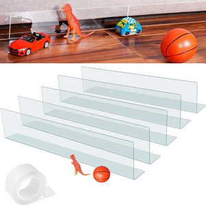 Clear Toy Blockers for Furniture Stop Things from Going Under Couch Sofa and Other Furniture Suit for Hard Surface Floors