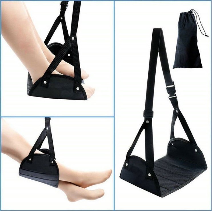 footrest travel gadgets hammock foot rest office desk airplane travel new year accessories