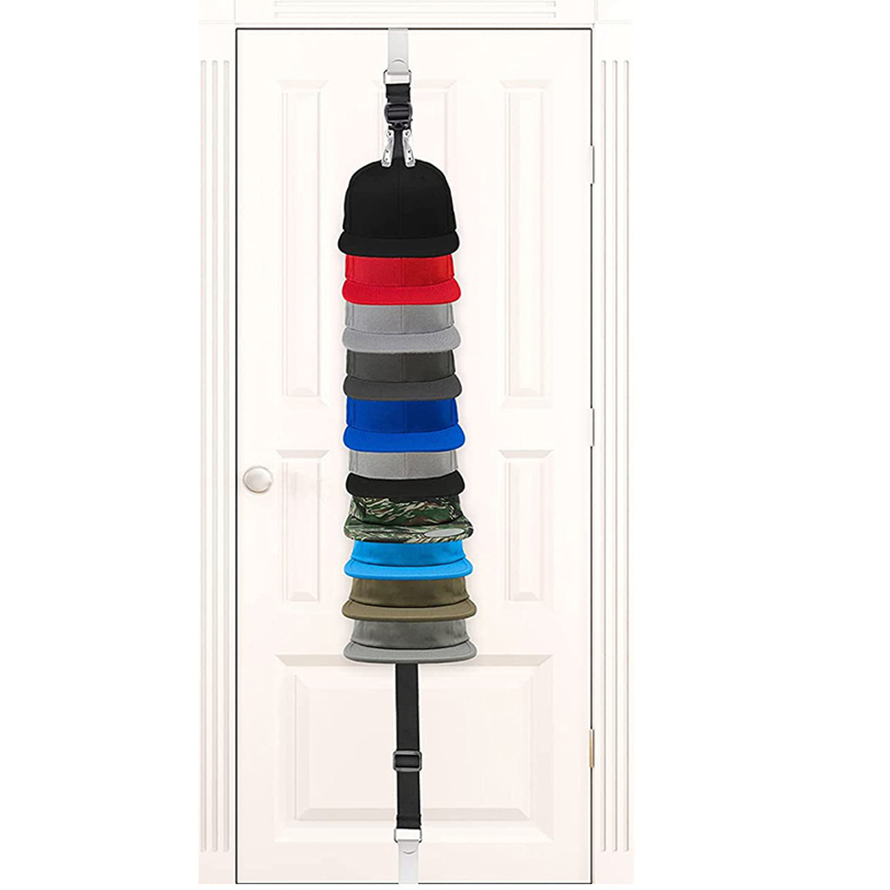 Cap Rack over the door hat rack black baseball Cap Organizer storage display racks for shops hats socks