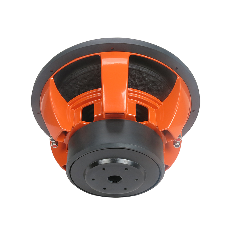 Good quality Rms 500watt 12 inch car speaker sub woofer Orange basket frame 100Oz magnet  car audio subwoofer rms 500