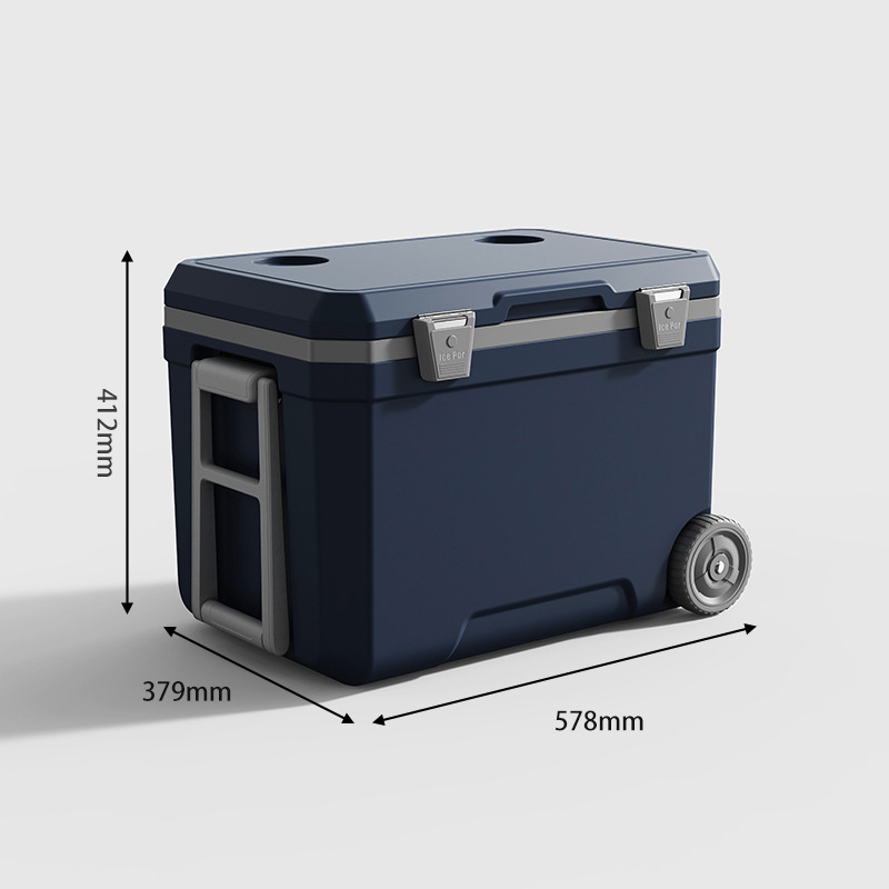 Aji White Round Styrofoam Boxes Chair And Table Bluetooth Speaker Trolley Mini Ice Big Size Cooler Box