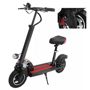 Aji Fast 40 Km Hora 500W Adult Seat Speedometer 50Km/H Hub Motor 48V 1000W 10 Inch Fastest Foldable 100Kmh Electric Scooter