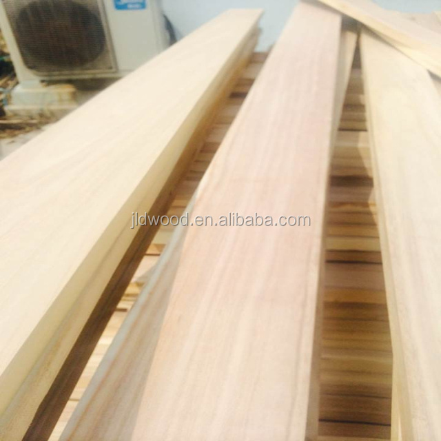 Factory Direct Lumber Price Solid Paulownia Wood