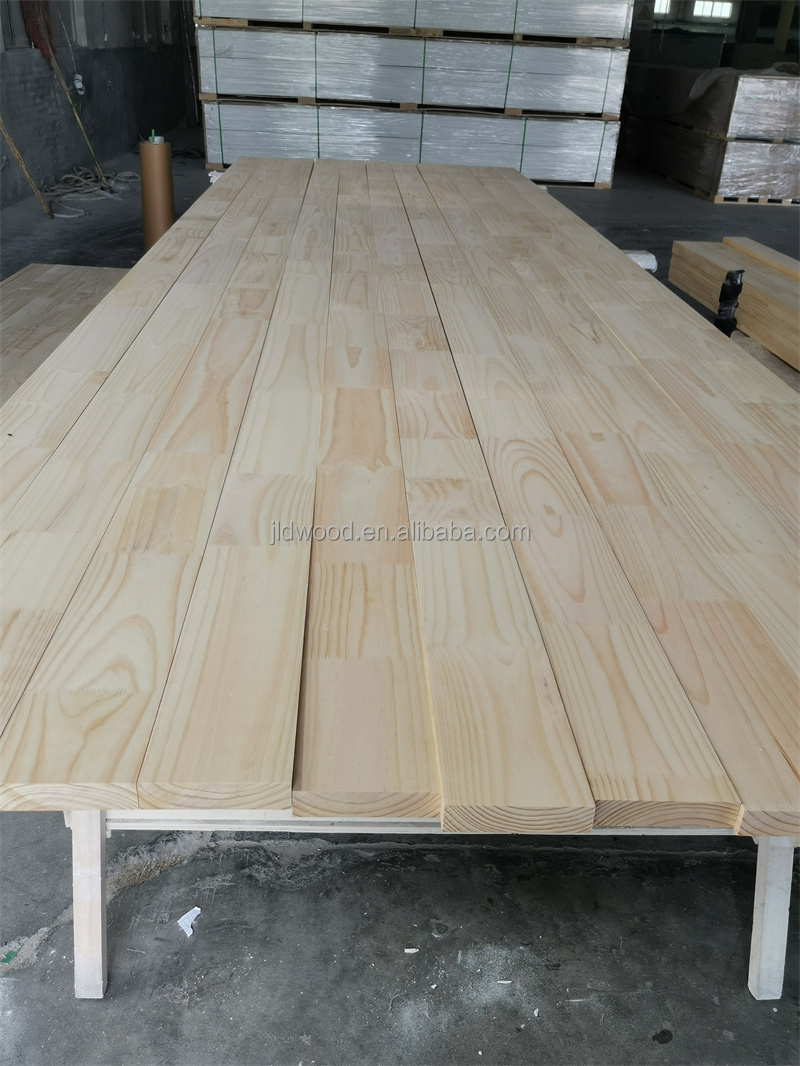 The Best Timber Supply Produces Solid Wood Pine Wood Timber Wall Panels Pine Finger Joined Panels