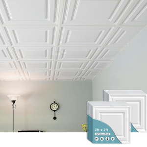 Suspended acoustic ceiling panels marble pvc false sheets fall design corrugated tiled bathroom livingroom external cladding