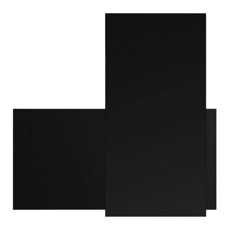 PVC 2x4 ceiling tiles Black Suitable office home shop bar Environmentally friendly fireproof waterproof mildew resistant