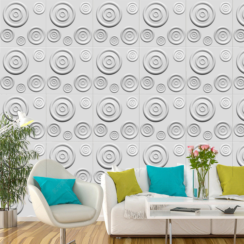 Factory price PVC wallpapers wall coating panel black white gold 3d wall panel for wall decor