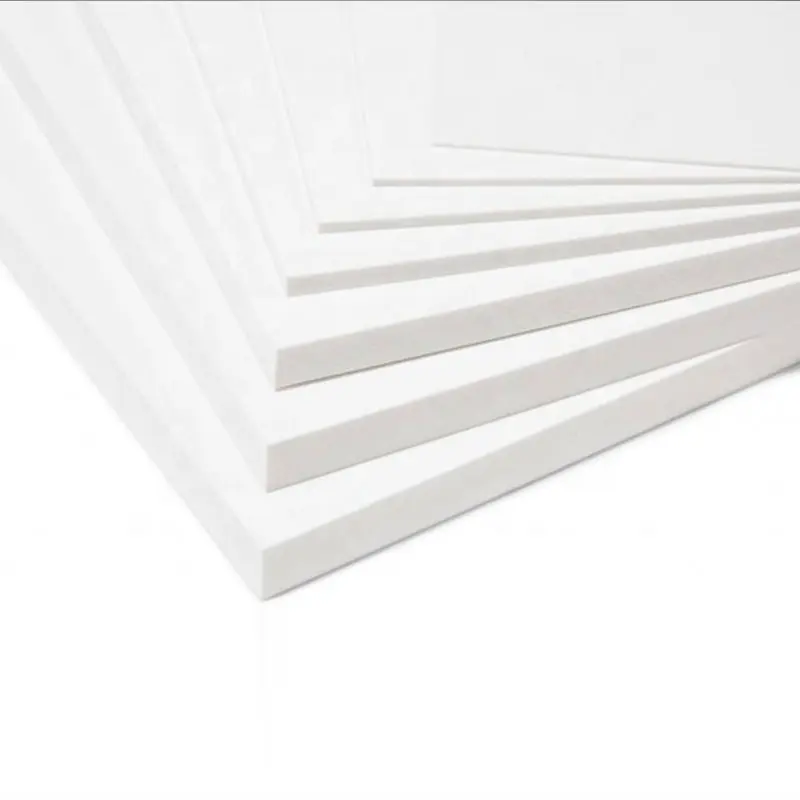 Wholesale interior decoration 5mm pvc rigid foam sheet black and white for construction lightweight pvc free foam sheet