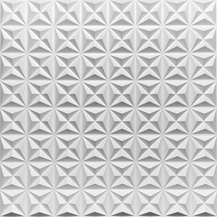 Nordic minimalist lines wave 3D wall panel Non self-adhesive plastic tile 3D wall sticker living room Bathroom wall paper