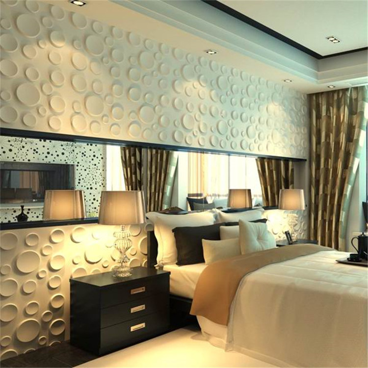 Hot selling 3d decorative wall tile panel PVC durable 3d Wallpapers for wall decor