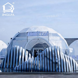 New Design Luxury Big Event Plastic Pvc Geodesic Igloo Dome Tent For Car Event Exhibition